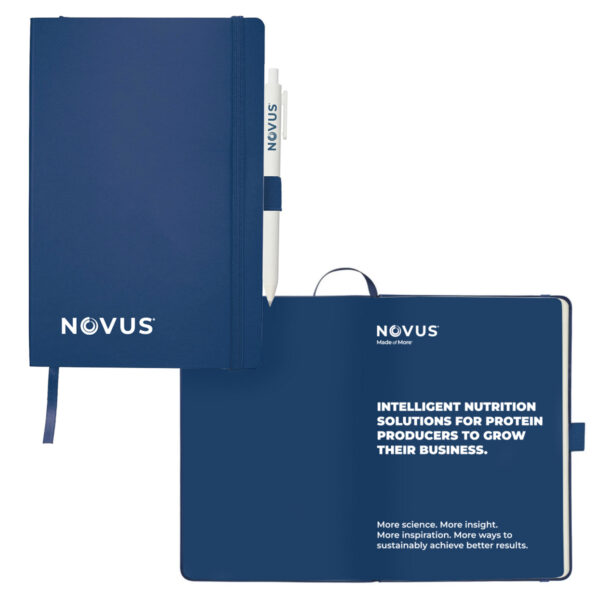 Small Navy Notebook with Pen